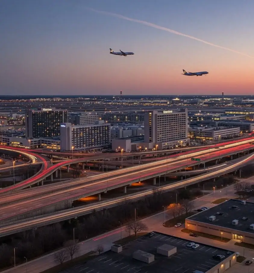 Luxury transportation service near O’Hare International Airport area