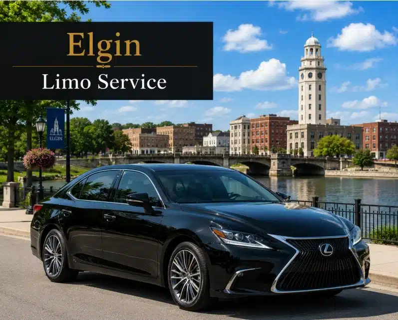 Elgin Limo Service private chauffeur vehicle Kane County
