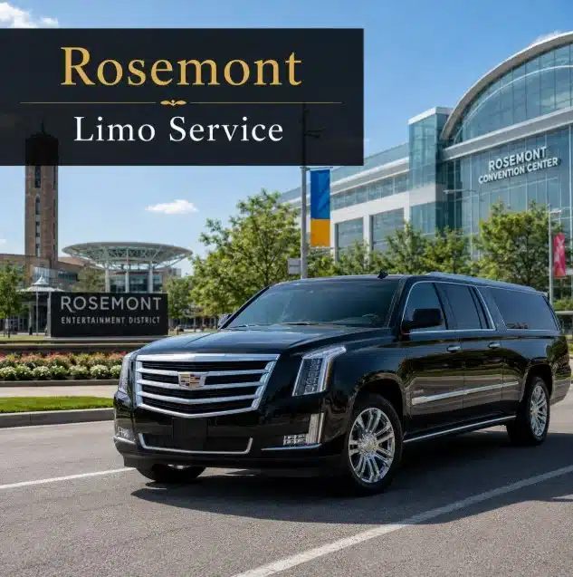Rosemont Limo Service private chauffeur vehicle near O’Hare