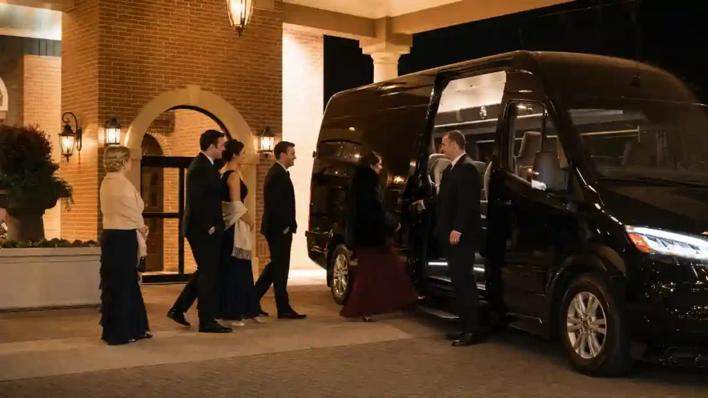 safe late night wedding transportation