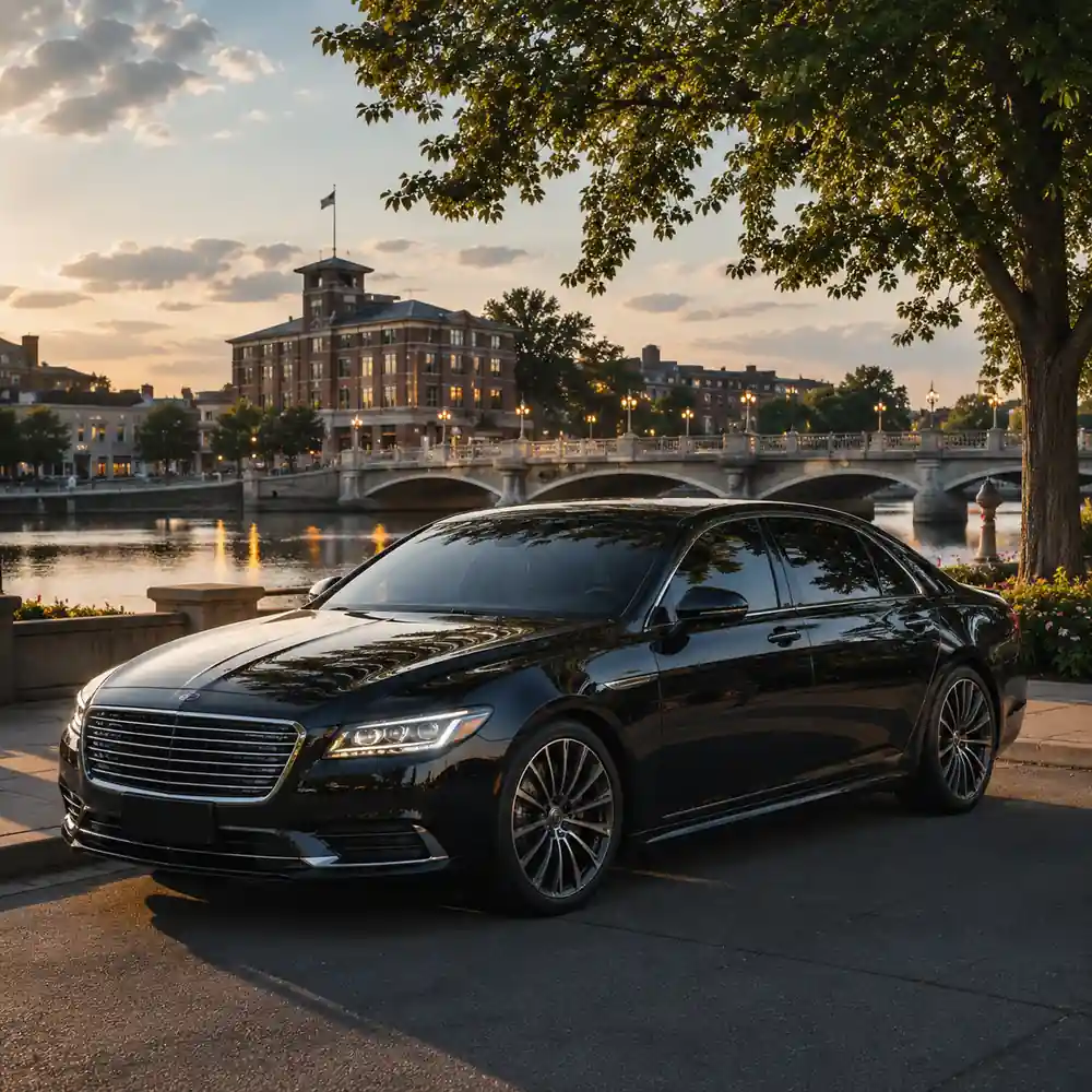 Book Kane County limo service for airport transportation