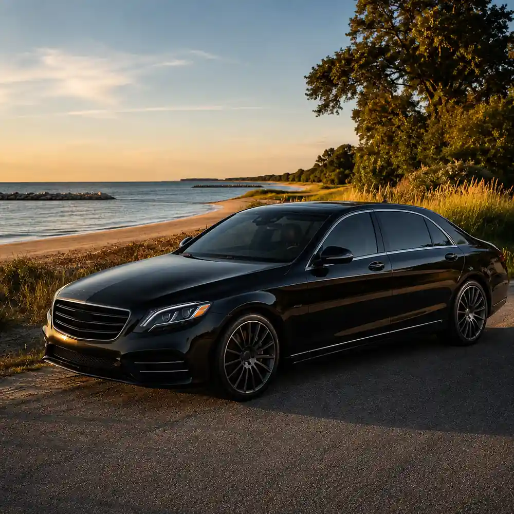 Book Lake County limo service for airport transportation