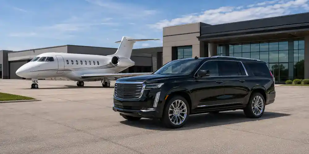 dupage airport private jet suv